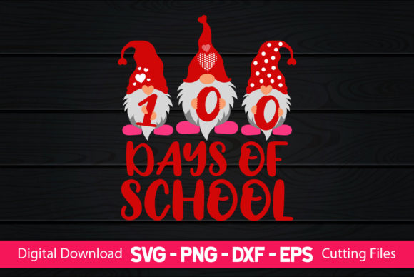 100 Days of School Gnomies: Graphics for Crafts
