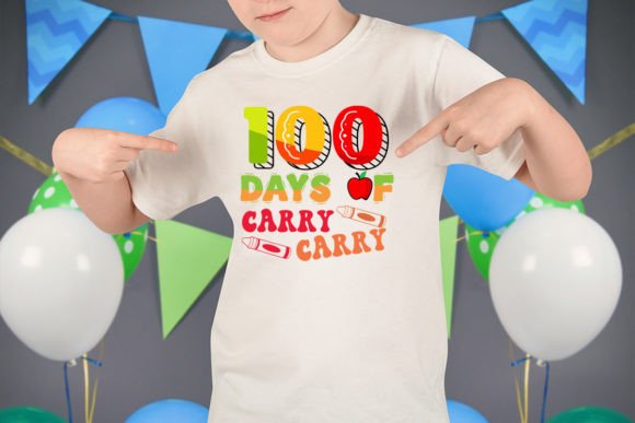 100 Days SVG for Crafts & Graphics