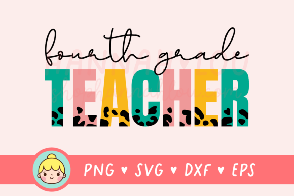 Fourth Grade Teacher Graphics for Crafts