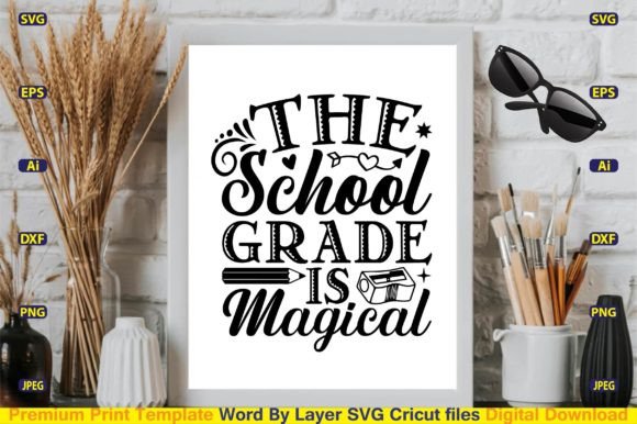 Magical School Grade Graphics for Crafts