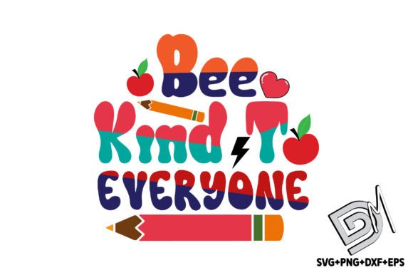 Retro Bee Kind to Everyone: Graphics for Crafts