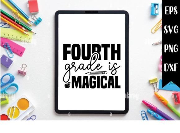 Reviewing Fourth Grade is Magical Svg Design