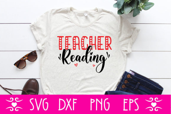 Teacher Reading SVG: Graphics for Crafts